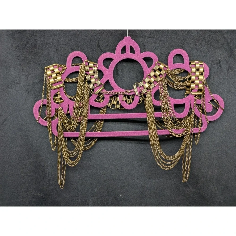 Chain Shoulder Jewelry Decorative Collar Festival Coachella Steampunk Whimsigoth